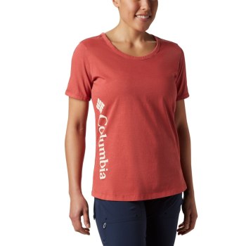 Columbia CSC Pigment, Camiseta Rojos Para Mujer | 971860-KHU